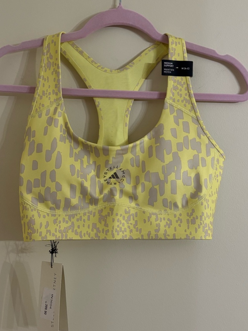 NWT Adidas by Stella McCartney TruePurpose Power Impact Training Bra Size M